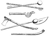 Egyptian battle axes
